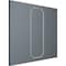 Ekena Millwork 28-in. W x 72-in. H Oxford Smooth Panel Moulding Kit Single Panel PMLKOX28X72A - alternate 5